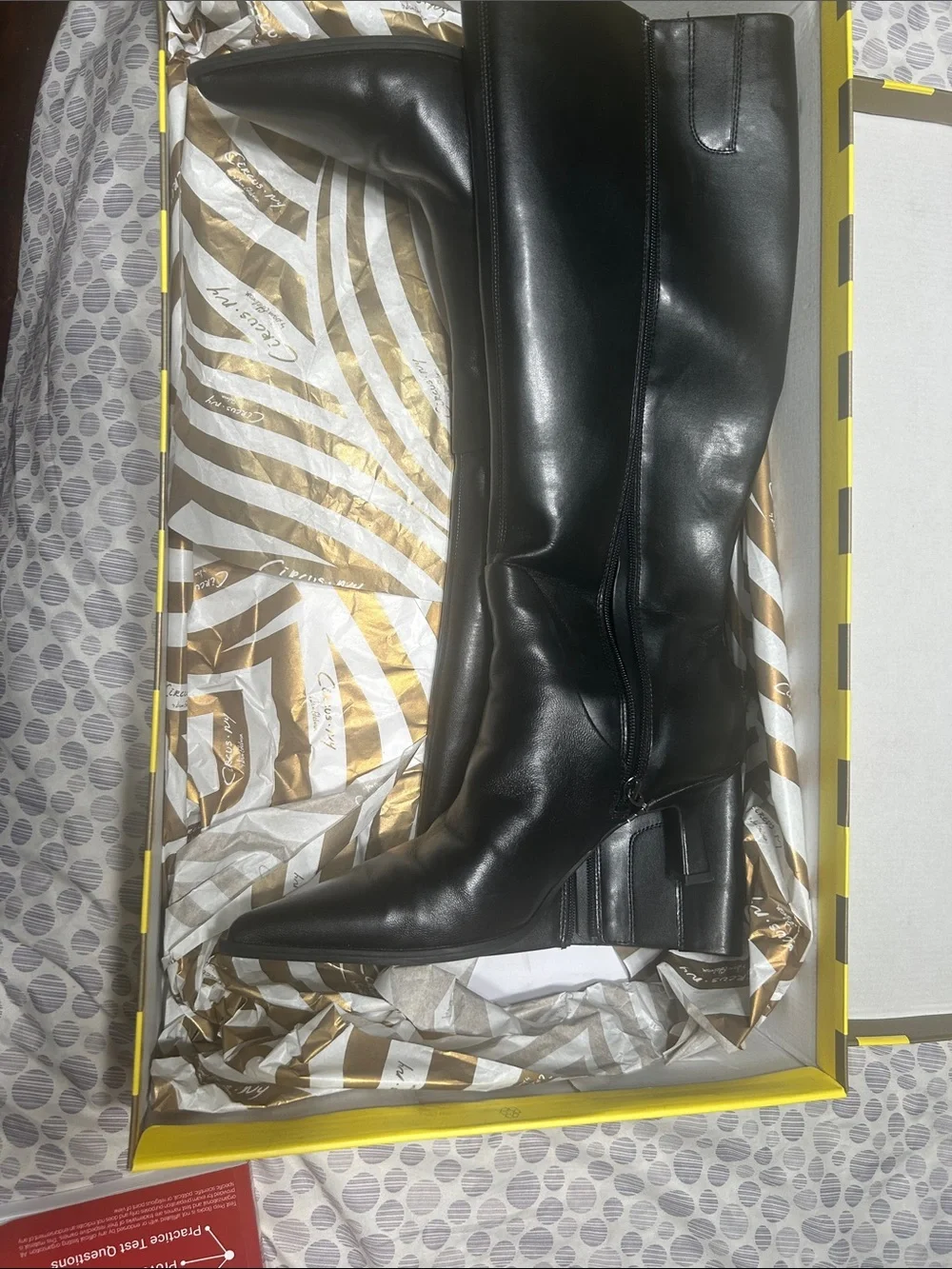 Circus by Sam Edelman Black Over-the-Knee Pointed Toe Boots